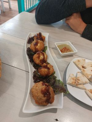 Champiñones rellenos at Serendipia Encuentro in Salento