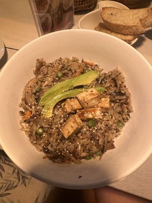 Rice bowl  at Serendipia Encuentro in Salento