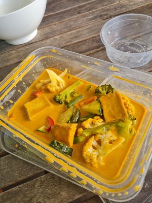 Panang curry at Chokdee in Motueka