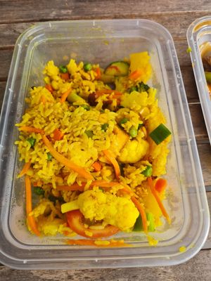 Pineapple fried rice at Chokdee in Motueka