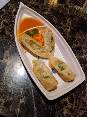 Spring rolls at Sakura Sushi & Grill in Hilo