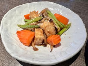 Tofu teriyaki  at Zen - Plearnary Mall in Bangkok