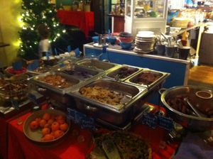 Christmas buffet at Kao's is amazing. at Kao's in Malmo