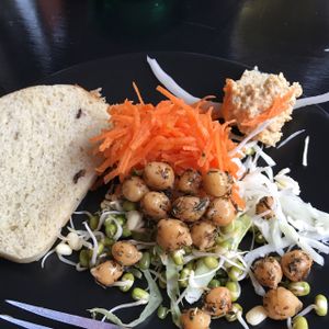 Couple options from the salad bar  at Kao's in Malmo