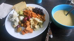 Lunch buffet at Kao's in Malmo