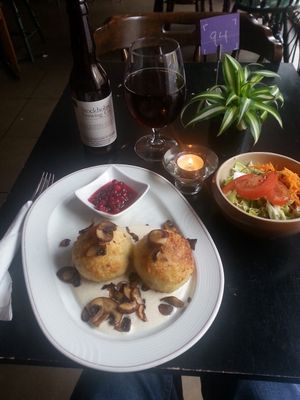 Vegan "Kroppkakor" at Kao's in Malmo