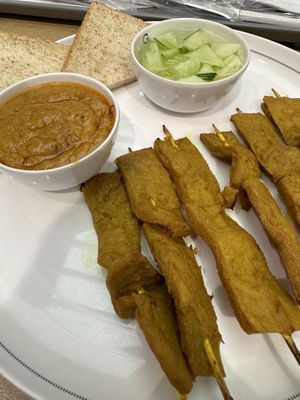 Soy Protein Satay  at Talalaks  in Bangkok