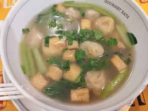 Dumpling soup at Talalaks  in Bangkok