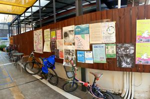 cafe is part of community center at Small Tree in Seoul