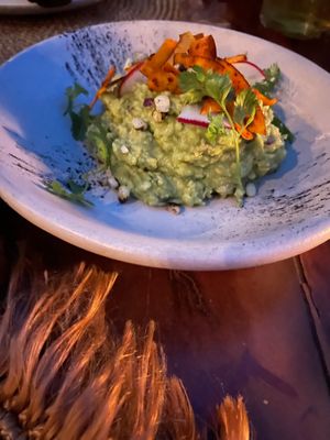 Guacamole at Moro at Habitas in Tulum