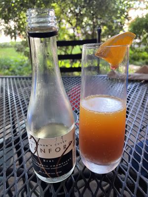 Sedona Sunrise Mimosa at Secret Garden Cafe in Sedona