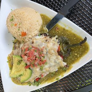 Chili Rellano  at Secret Garden Cafe in Sedona