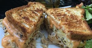 Vegan Ruben  at Secret Garden Cafe in Sedona