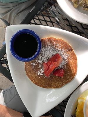 Gf pancakes at Secret Garden Cafe in Sedona