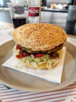Steiner burger at Vegami in Como