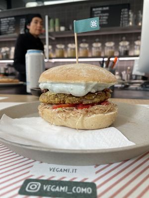 Voltaire burger  at Vegami in Como