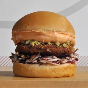 Vegami - Huxley vegburger at Vegami in Como