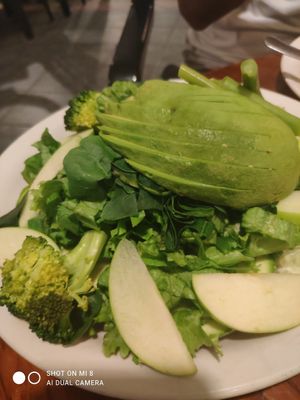Dry salad... at El Cafecito in Puerto Escondido