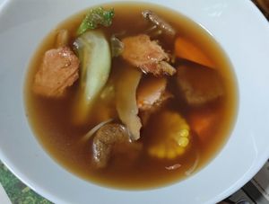 Bak Kut Teh w/Rice - takeaway at He Hua Vegetarian 荷花素食 in Central Singapore