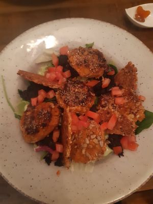 The sweet potato salad : exquisite #Veganuary at VegANGELov  in Belgrade