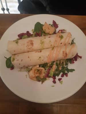 The tofu wraps my friend had #Veganuary at VegANGELov  in Belgrade