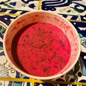 Potage of the day at VegANGELov  in Belgrade