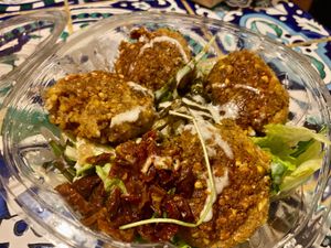 Falafel salad at VegANGELov  in Belgrade