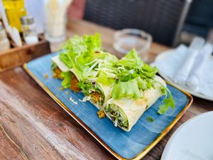 VEGAN FALAFEL WRAP at VegANGELov  in Belgrade