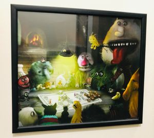 Inside decor at VegANGELov  in Belgrade