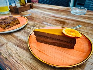 Jaffa cake at VegANGELov  in Belgrade