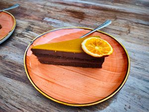 Jaffa cake at VegANGELov  in Belgrade