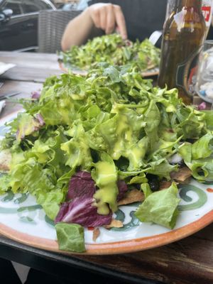 Piadine magic mushrooms  at VegANGELov  in Belgrade