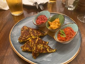 Mmmm...ajvar at VegANGELov  in Belgrade