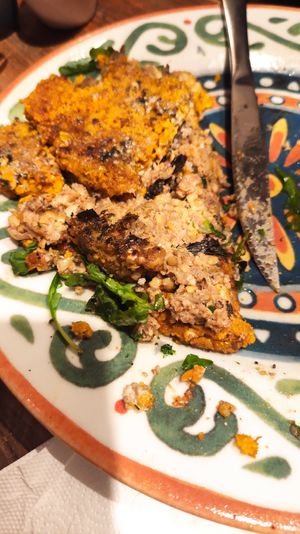 Falafel burger at VegANGELov  in Belgrade