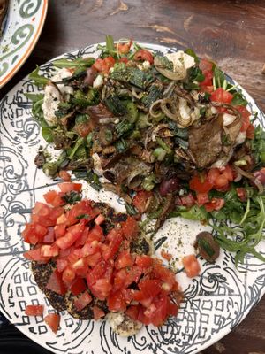 Sautéed mushrooms   at VegANGELov  in Belgrade