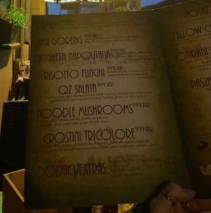 Menu, Page 1. at VegANGELov  in Belgrade