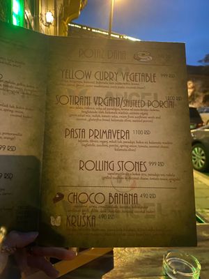 Menu, Page 2 at VegANGELov  in Belgrade