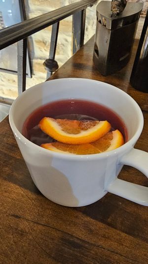 Hibiscus tea at VegANGELov  in Belgrade
