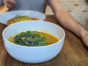 Soups at VegANGELov  in Belgrade