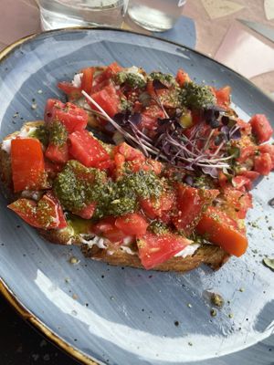 Bruschetta  at VegANGELov  in Belgrade