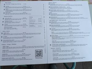 Menu at VegANGELov  in Belgrade