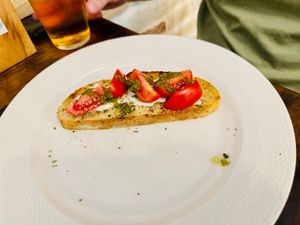 Bruschetta at VegANGELov  in Belgrade