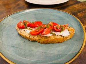 Bruschetta at VegANGELov  in Belgrade