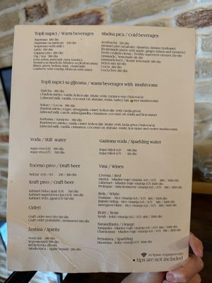 menu 2024 at VegANGELov  in Belgrade