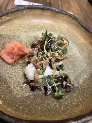 weekend special - mashrooms  at VegANGELov  in Belgrade