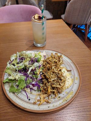 Stripor dish at VegANGELov  in Belgrade