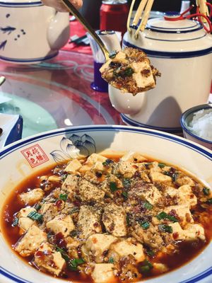 Vegan Mapo Tofu at River 川之源 in Hong Kong Island