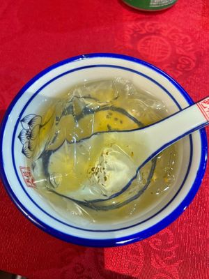 Chilled Osmanthus scented pudding  at River 川之源 in Hong Kong Island
