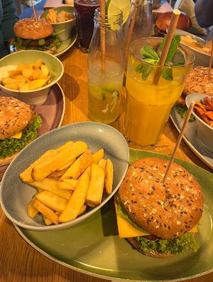 Lunch   at Hans im Glück in Erlangen