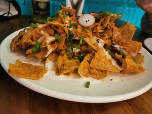 Vegan appetizer at Taquería La Lupe Alameda in Sevilla
